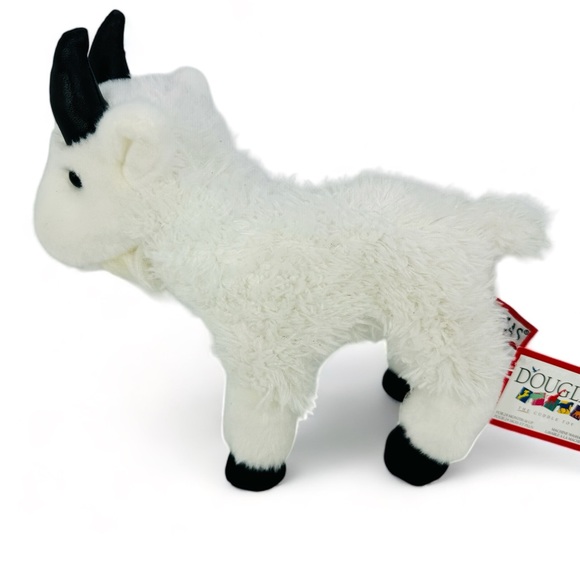 Douglas Cuddle Toys Maggie the Mountain Goat Stuffed Animal Toy 7” Realistic - Picture 4 of 7